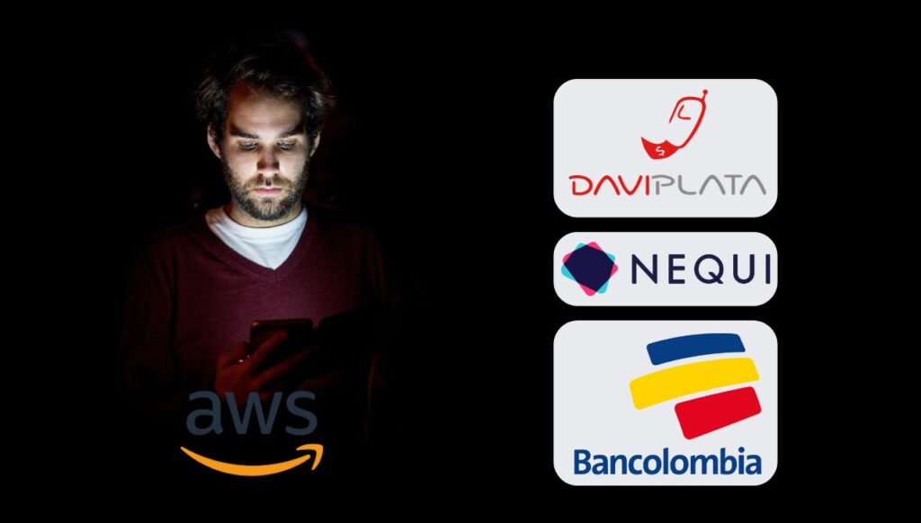 La caída global de Amazon Web Services (AWS) afectó plataformas bancarias, comercios en línea y aplicaciones de uso cotidiano en varios países, incluyendo Colombia. Foto: Tuiteros Boyacá